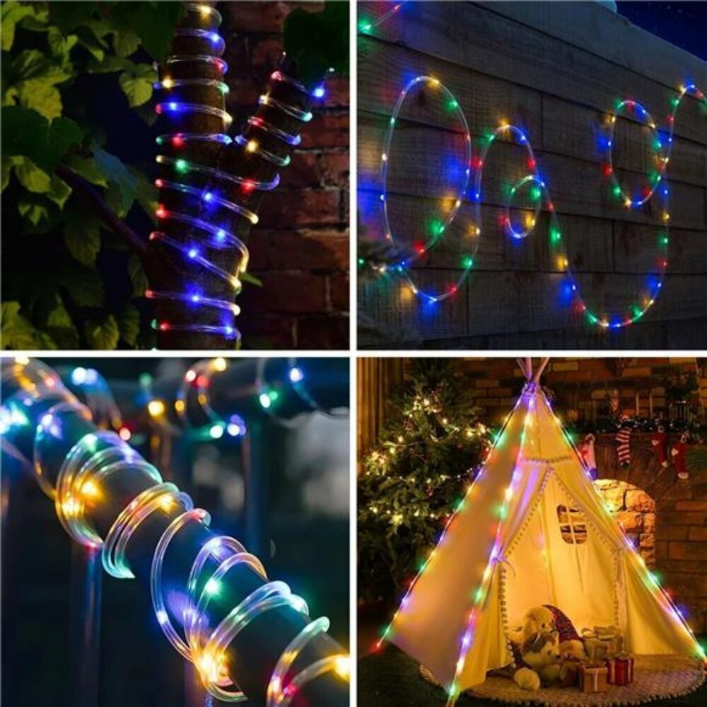 66ft LED Rope Lights Color Changing Outdoor Indoor String Lights with Remote - Picture 6 of 7